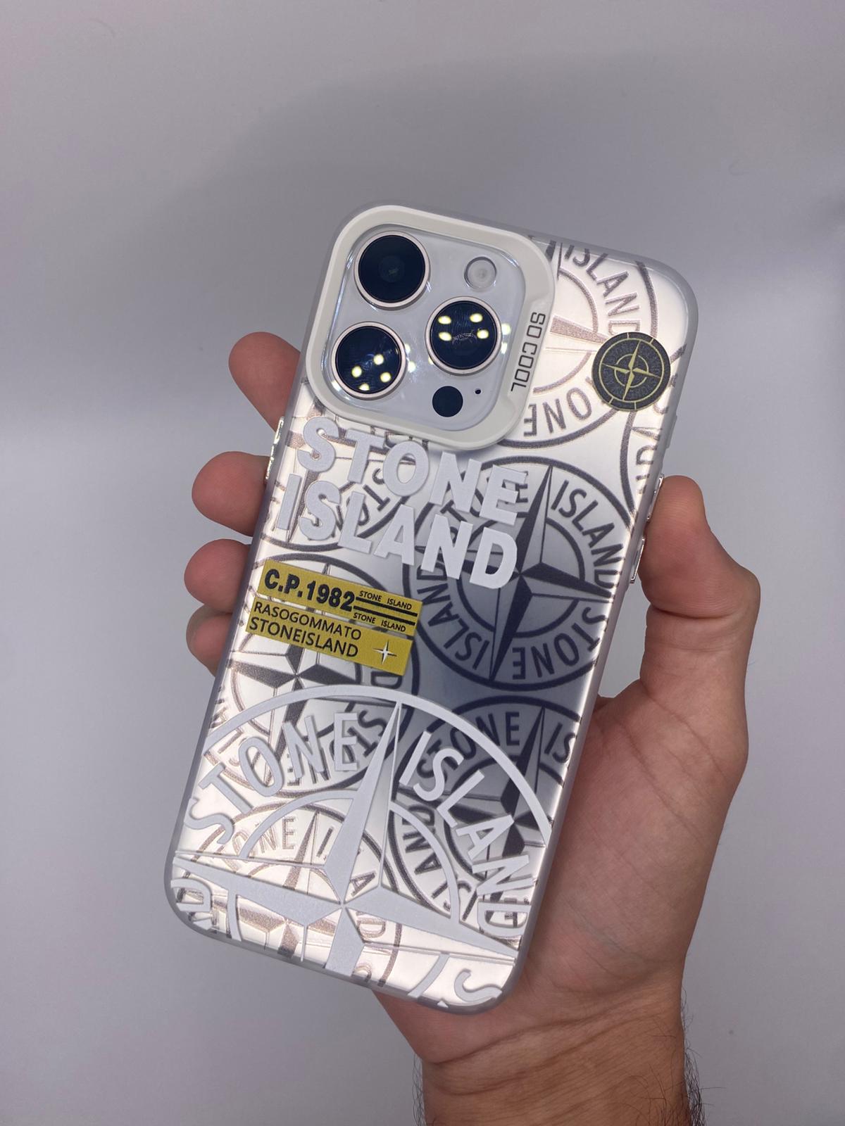 FUNDAS STONE ISLAND BLANCAS