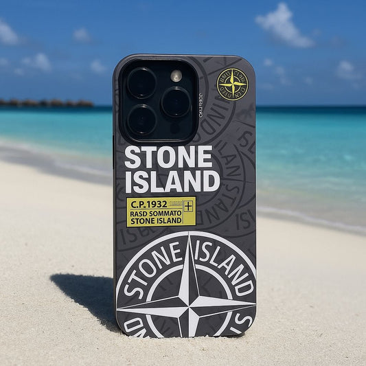FUNDAS STONE ISLAND NEGRAS